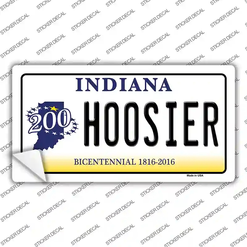 LP-6370s-S Hoosier Indiana Novelty Sticker Decal - Small