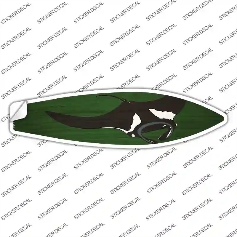 SB-383s-XL Manta Ray Novelty Surfboard Sticker Decal - Extra Large