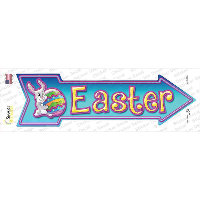 A-286s-M Easter Novelty Arrow Sticker Decal - Medium