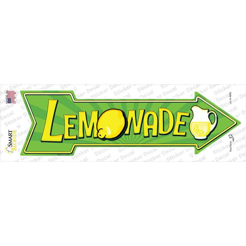 A-409s-M Lemonade Novelty Arrow Sticker Decal - Medium