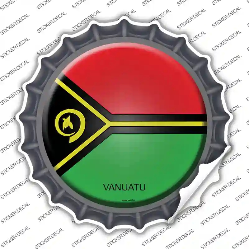 BC-469s-XL Vanuatu Country Novelty Bottle Cap Sticker Decal - Extra Large