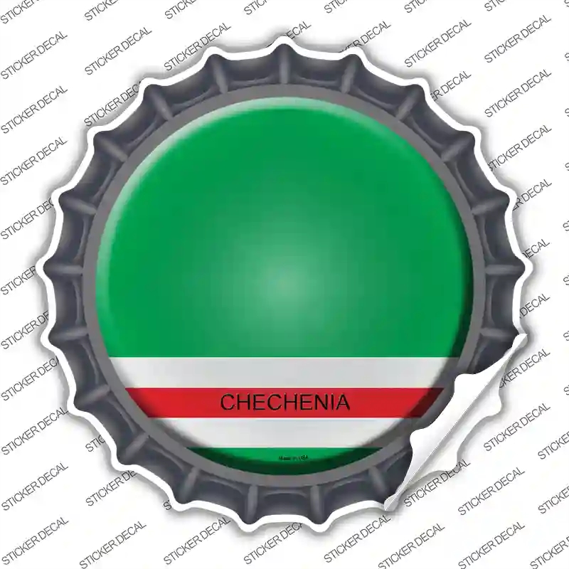 BC-230s-XL Chechenia Country Novelty Bottle Cap Sticker Decal - Extra Large