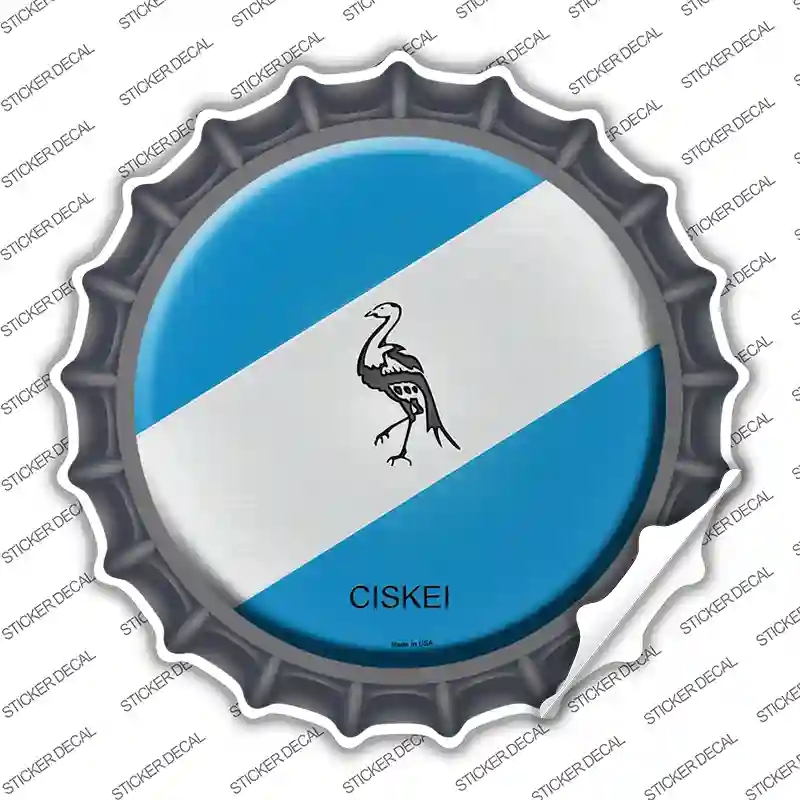 BC-235s-S Ciskei Country Novelty Bottle Cap Sticker Decal - Small