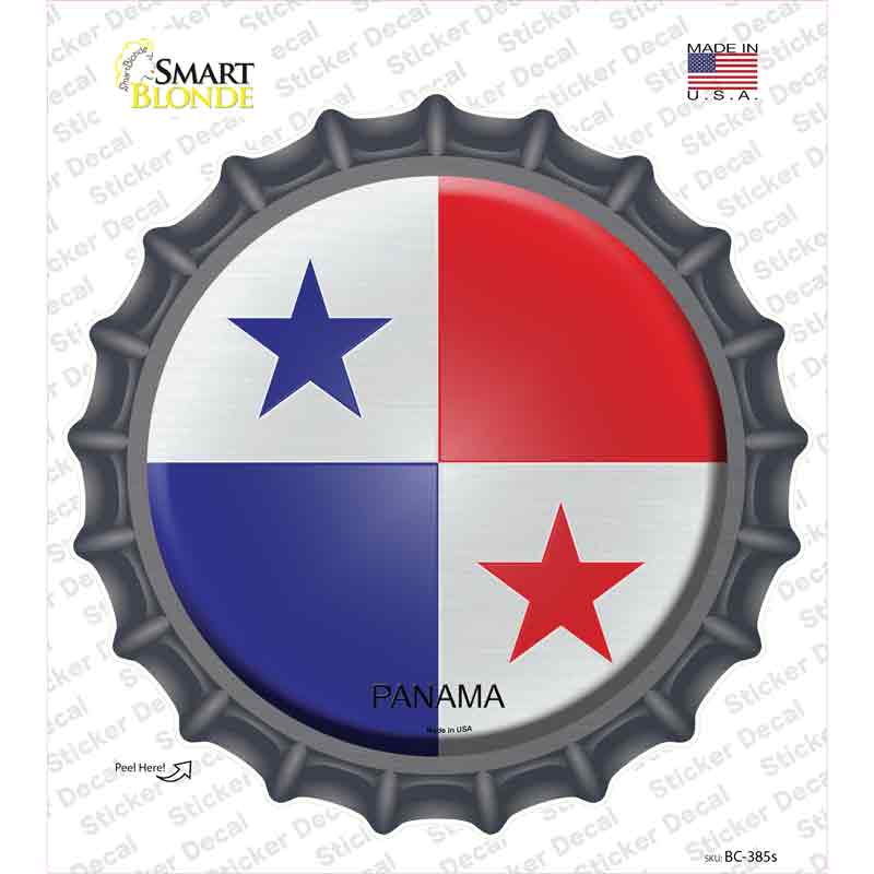 BC-385s-M Panama Country Novelty Bottle Cap Sticker Decal - Medium
