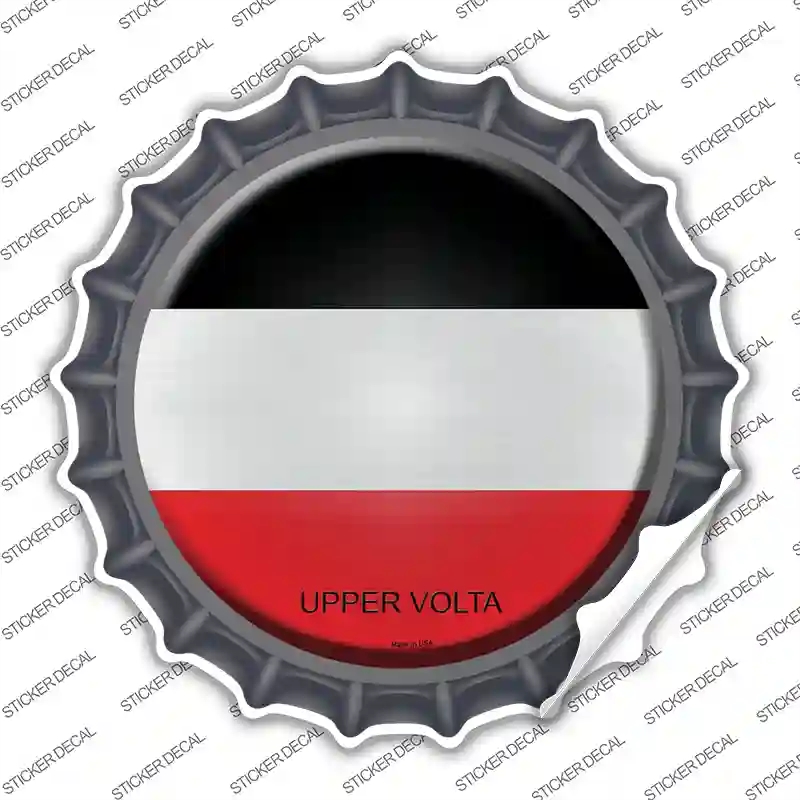BC-464s-S Upper Volta Country Novelty Bottle Cap Sticker Decal - Small