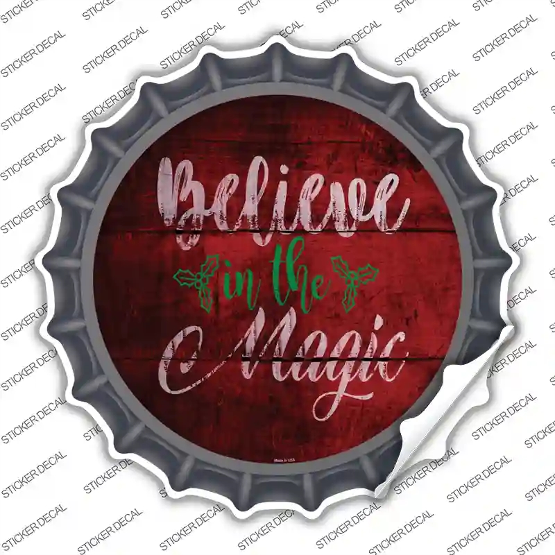 BC-990s-S Believe in Magic Novelty Bottle Cap Sticker Decal - Small