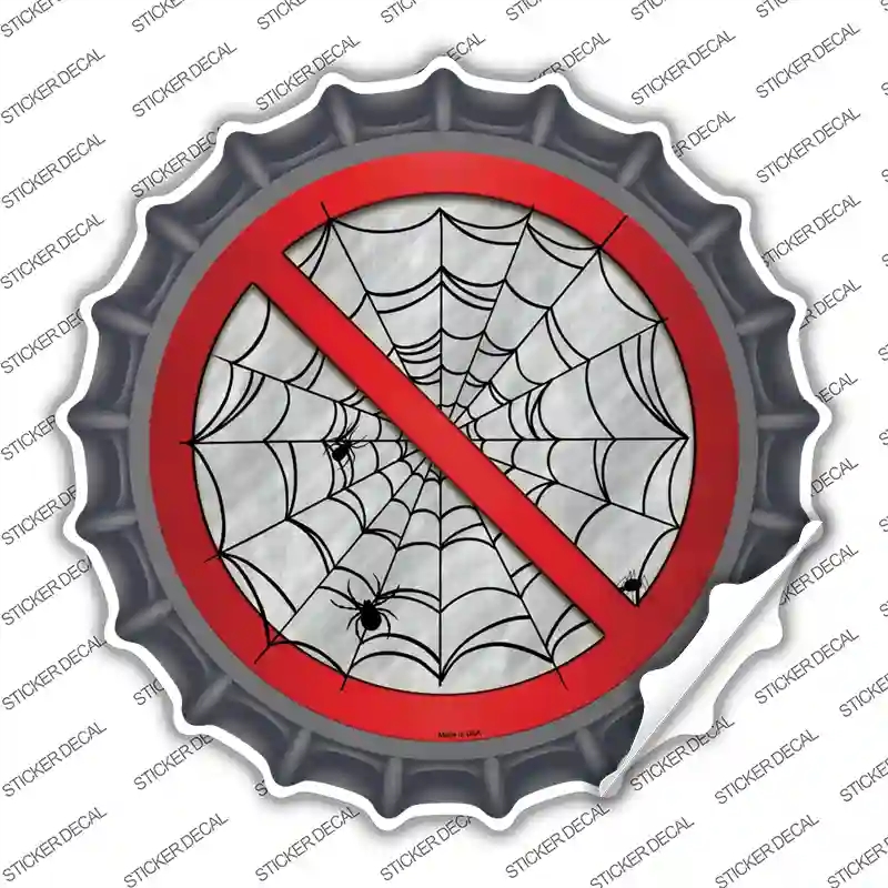 BC-645s-S No Web Novelty Bottle Cap Sticker Decal - Small