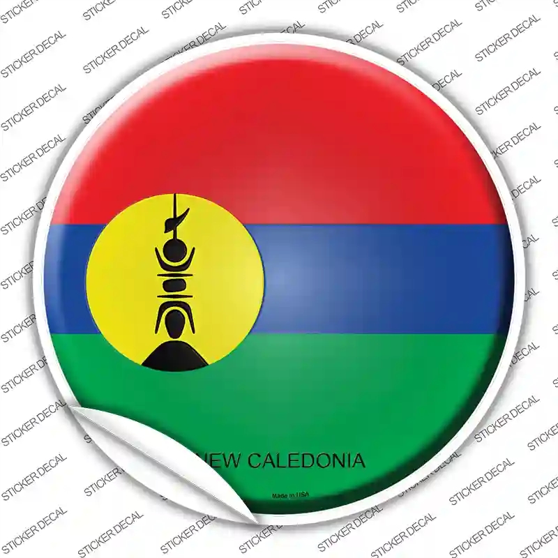 C-368s-S   Caledonia Country Novelty Circle Sticker Decal - Small