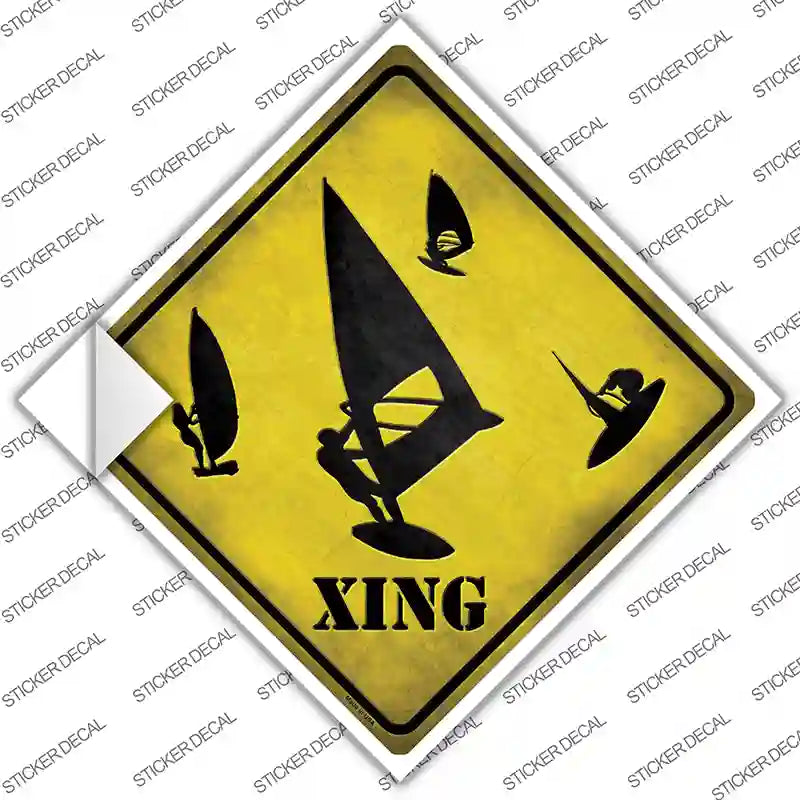 CX-091s-S Board Sailor Xing Novelty Diamond Sticker Decal - Small