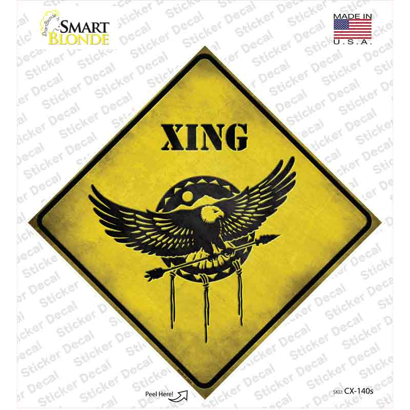 CX-140s-M Dream Catcher Xing Novelty Diamond Sticker Decal - Medium