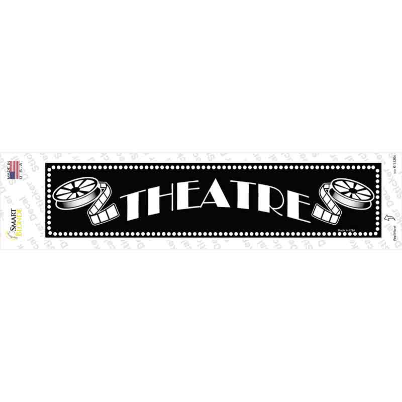 K-1320s-M Home Theatre Novelty Narrow Sticker Decal - Medium