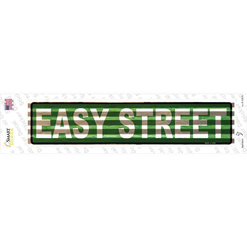 K-1267s-M Easy Street Corrugated Novelty Narrow Sticker Decal - Medium