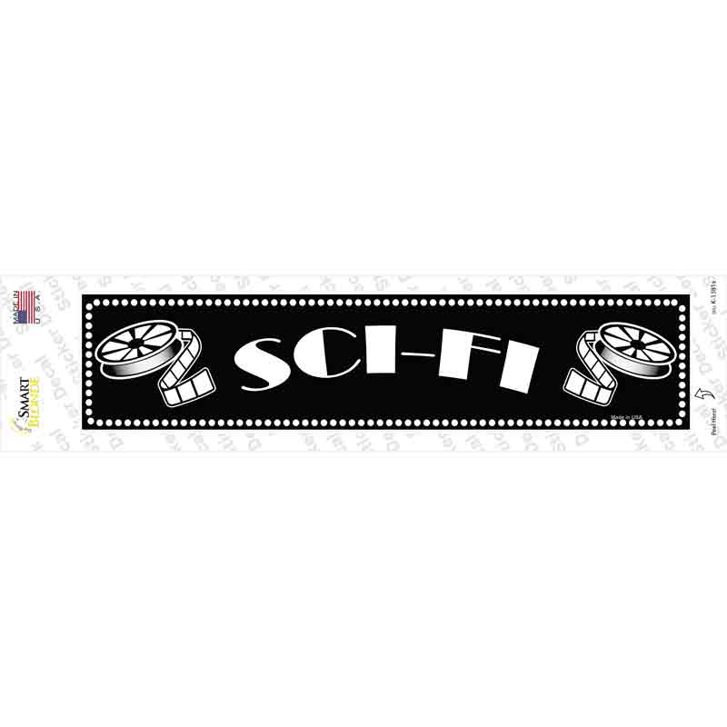 K-1381s-M Sci-Fi Home Theater Novelty Narrow Sticker Decal - Medium
