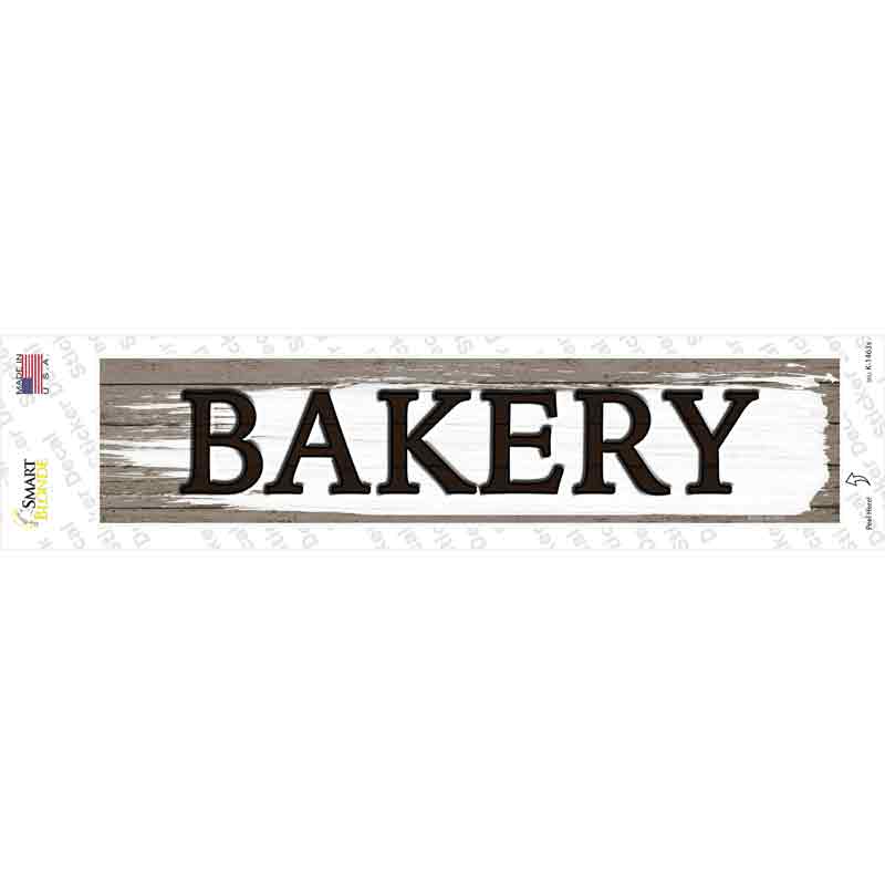 K-1463s-M Bakery Novelty Narrow Sticker Decal - Medium