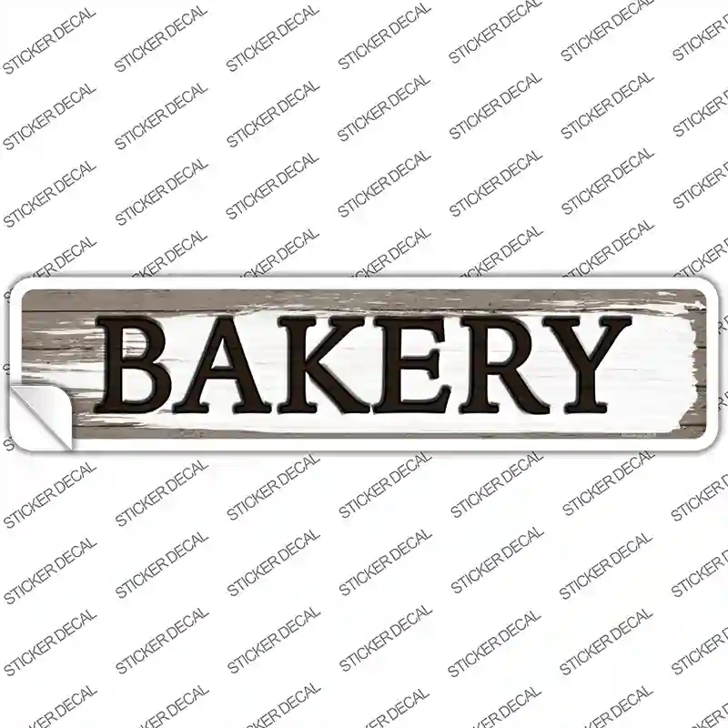 K-1463s-XL Bakery Novelty Narrow Sticker Decal - Extra Large