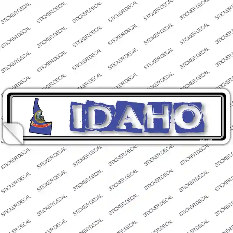 K-311s-S Idaho Outline Novelty Narrow Sticker Decal - Small
