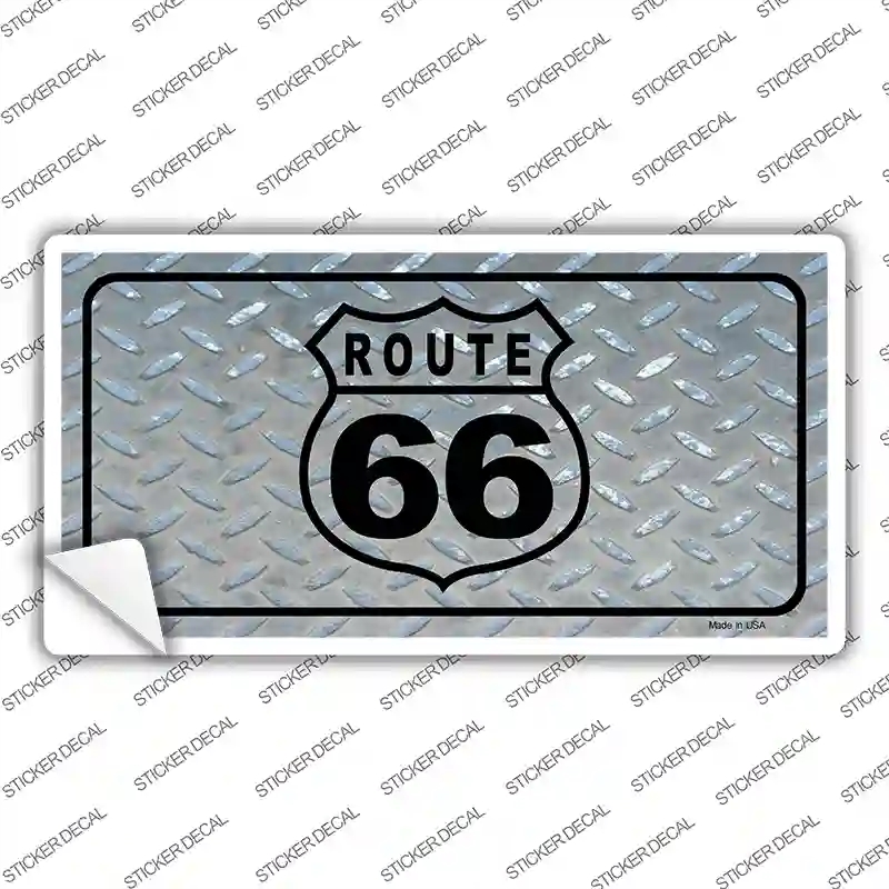 LP-104s-L Route 66 Shield Diamond Novelty Sticker Decal - Large