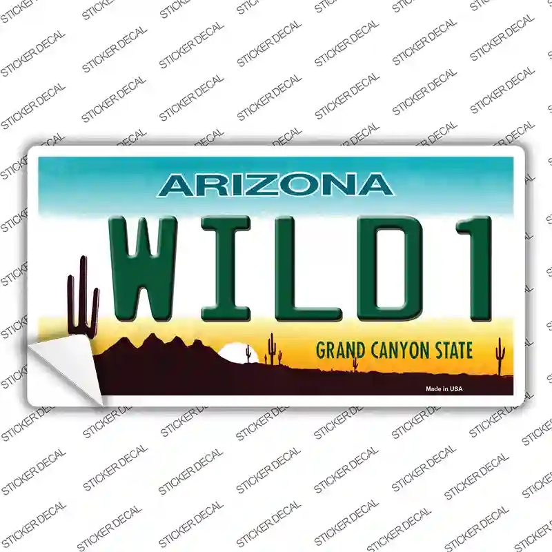 LP-1085s-XL Wild 1 Arizona Novelty Sticker Decal - Extra Large