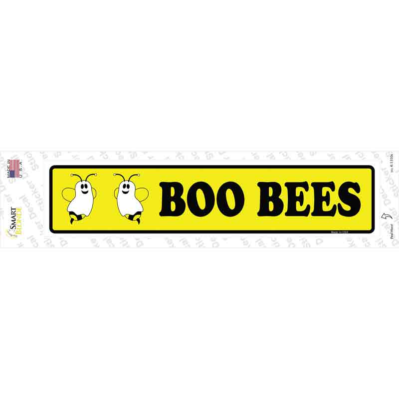 K-1310s-M Boo Bees Novelty Narrow Sticker Decal - Medium