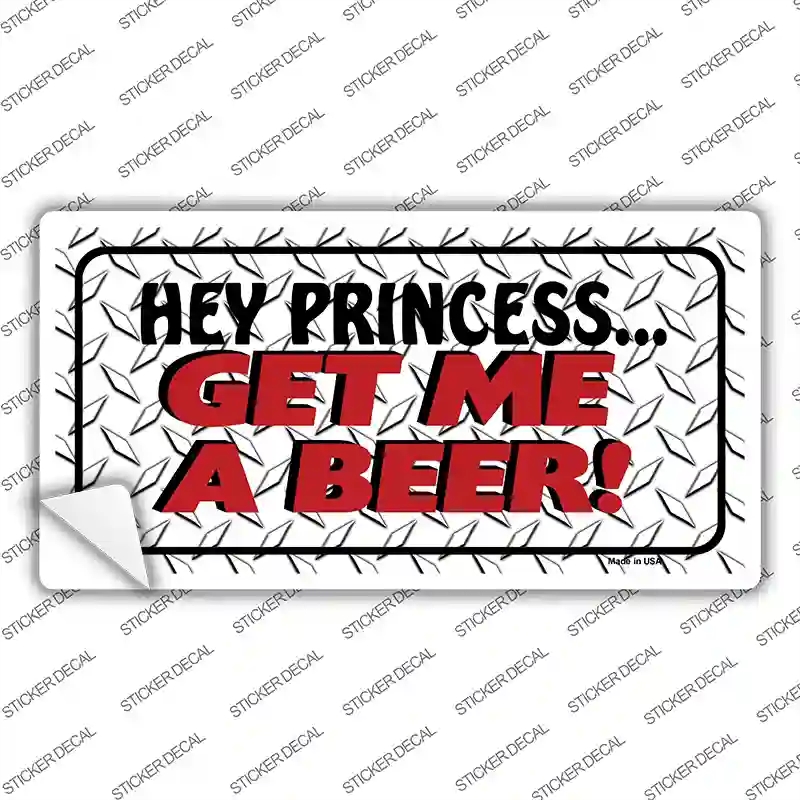 LP-031s-L Get Me A Beer Novelty Sticker Decal - Large