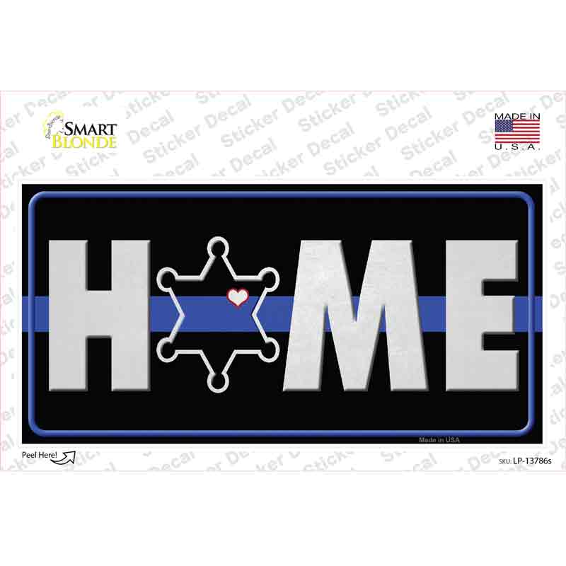 LP-13786s-M Home Sheriff decal Novelty Sticker Decal - Medium