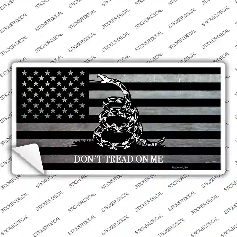 LP-13799s-XL Dont Tread on Me American Flag Novelty Sticker Decal - Extra Large