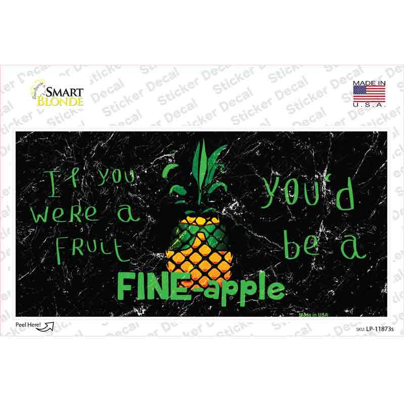 LP-11873s-M Fineapple Novelty Sticker Decal - Medium