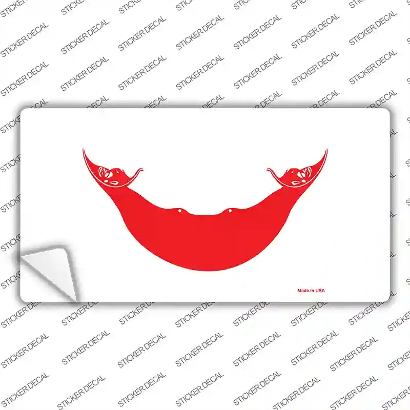 LP-11921s-L Easter Island Flag Novelty Sticker Decal - Large