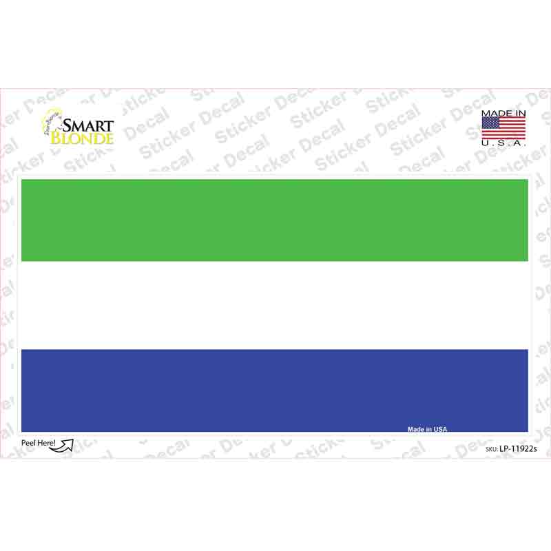 LP-11922s-M Galapagos Island Flag Novelty Sticker Decal - Medium