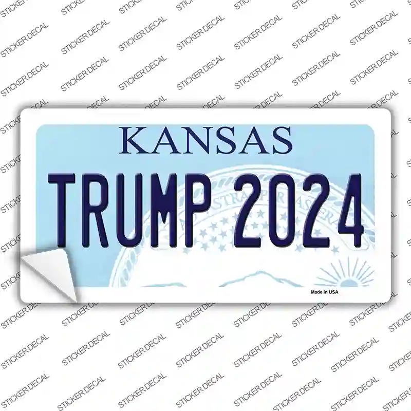 LP-12231s-L Trump 2024 Kansas Novelty Sticker Decal - Large