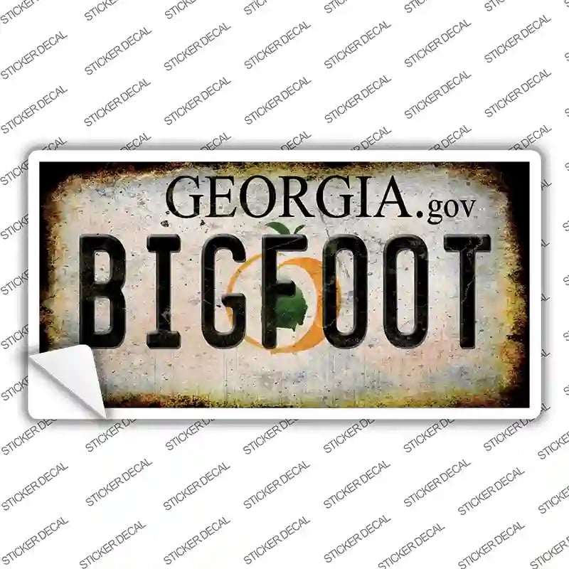 LP-14004s-L Bigfoot Georgia Novelty Sticker Decal - Large