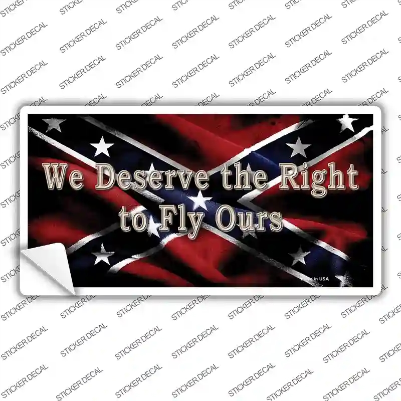 LP-11688s-XL We Deserve the Right Novelty Sticker Decal - Extra Large