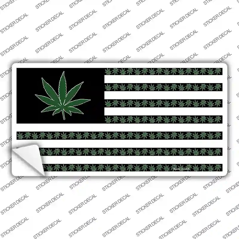 LP-13740s-L American Weed Novelty Sticker Decal - Large