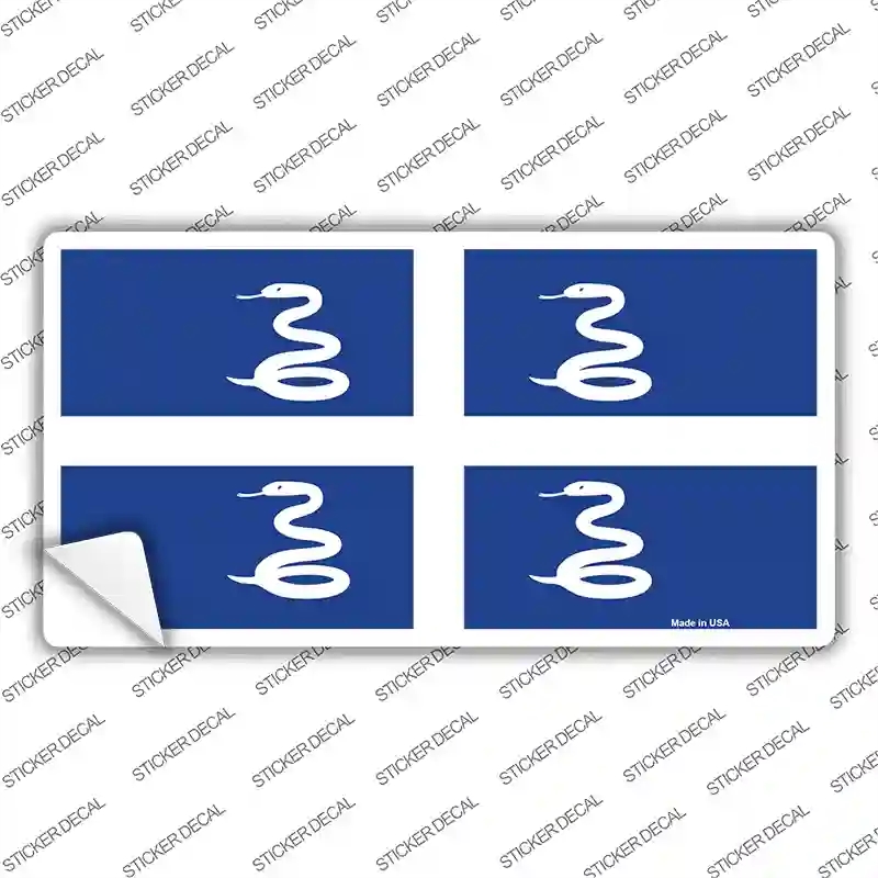 LP-12064s-S Martinique Flag Novelty Sticker Decal - Small