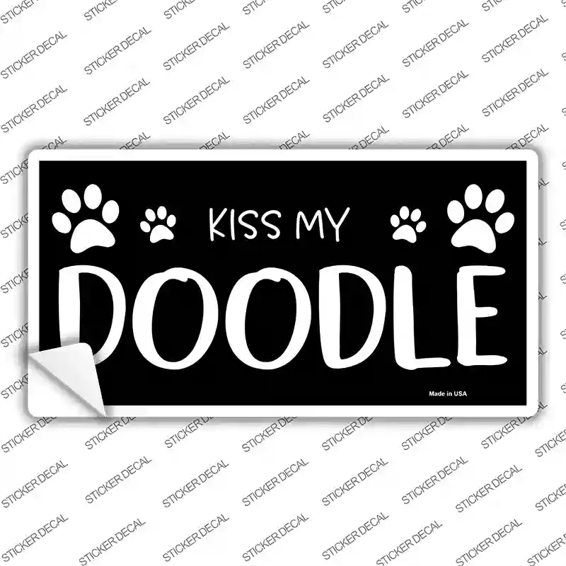 LP-12065s-S Kiss My Novelty Sticker Decal - Small