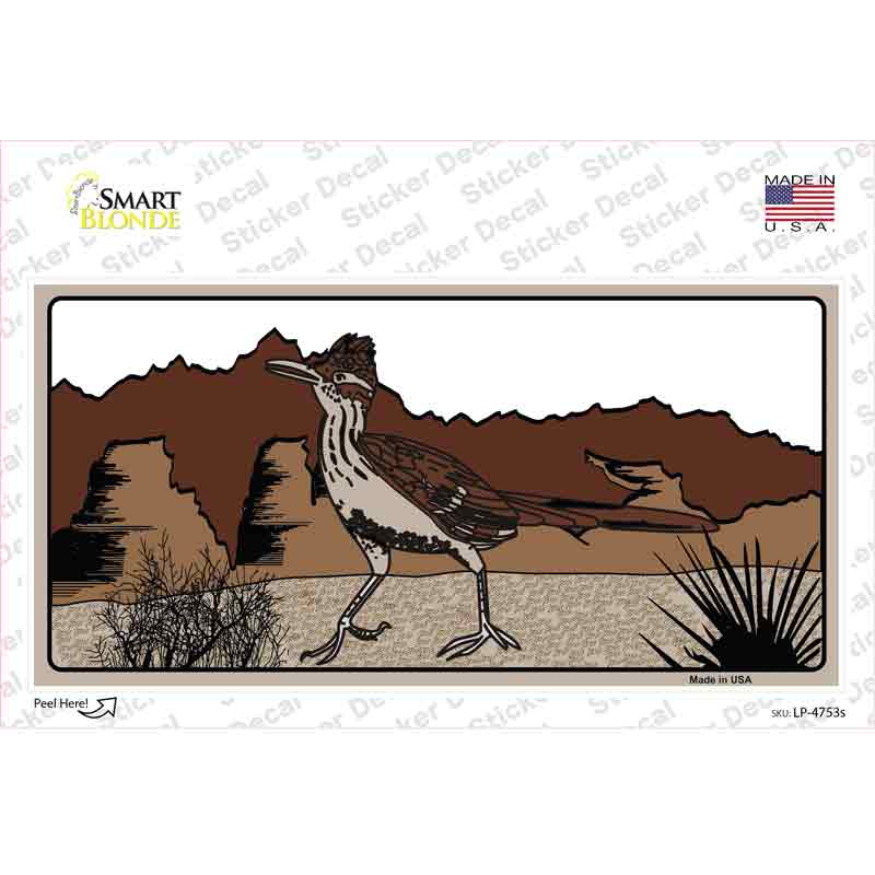 LP-4753s-M Roadrunner Novelty Sticker Decal - Medium