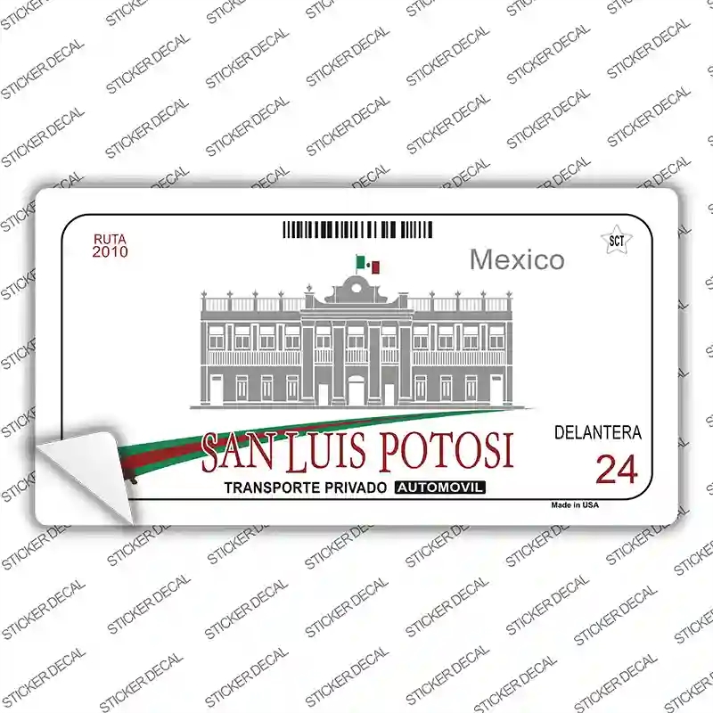 LP-4791s-L San Luis Potosi Mexico Novelty Sticker Decal - Large
