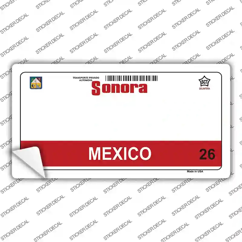 LP-4802s-S Sonora Mexico Novelty Sticker Decal - Small