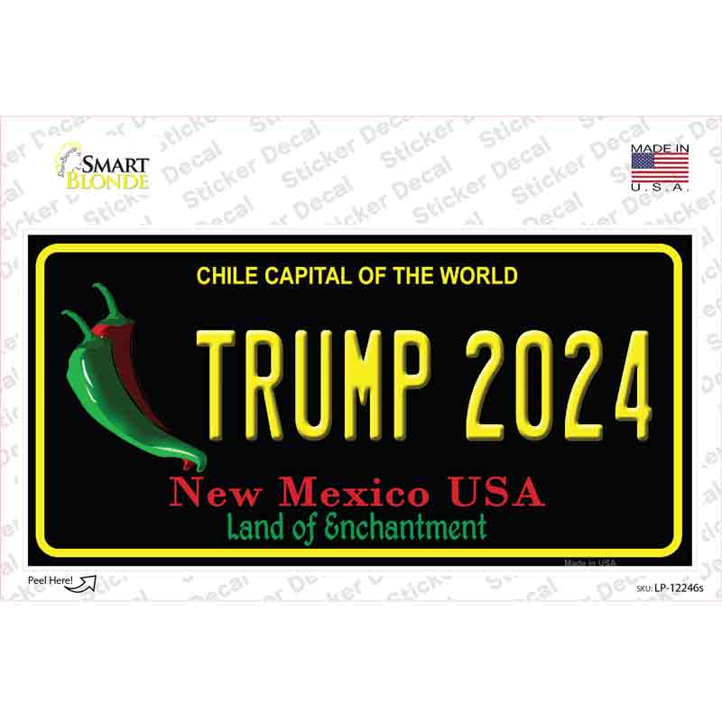 LP-12246s-M Trump 2024   Mexico Novelty Sticker Decal - Medium