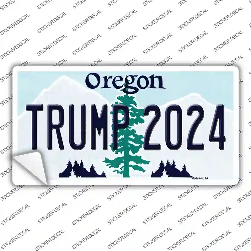 LP-12250s-S Trump 2024 Oregon Novelty Sticker Decal - Small