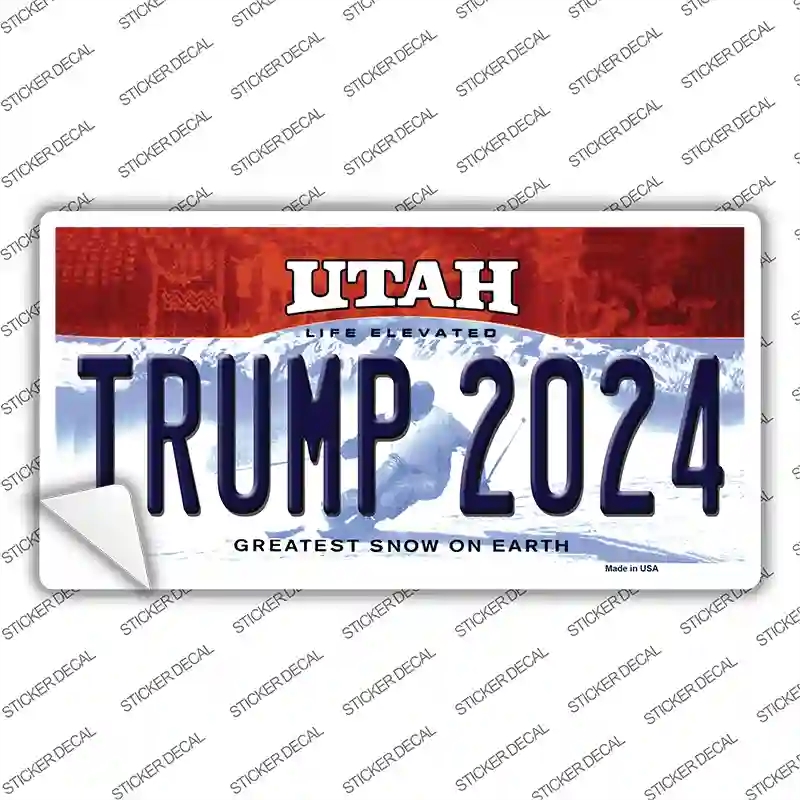 LP-12257s-S Trump 2024 Utah Novelty Sticker Decal - Small