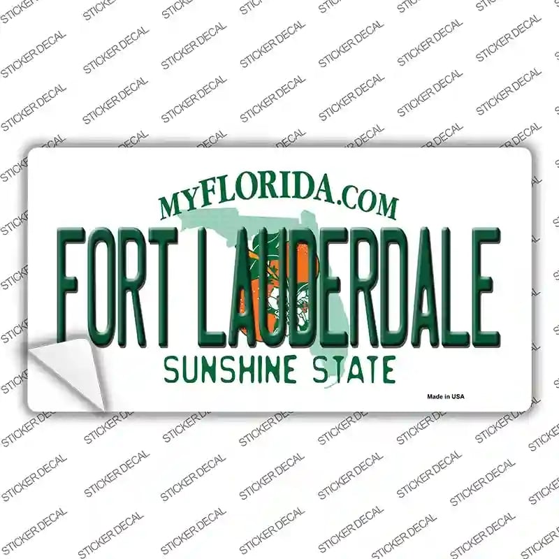 LP-6013s-XL Fort Lauderdale Florida Novelty Sticker Decal - Extra Large