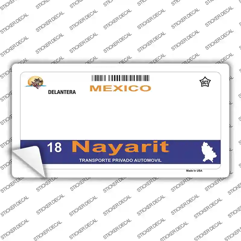 LP-4805s-XL Nayarit Mexico Novelty Sticker Decal - Extra Large