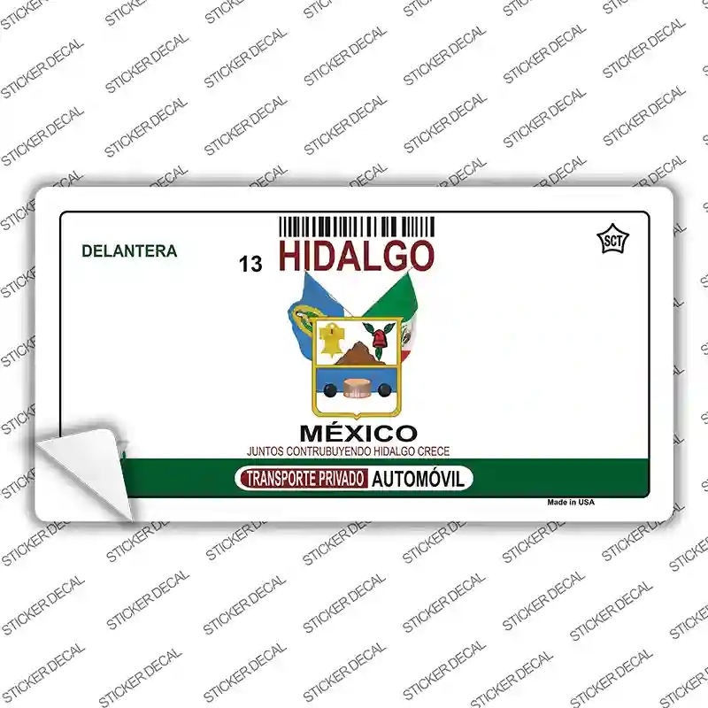 LP-4807s-L Hidalgo Mexico Novelty Sticker Decal - Large