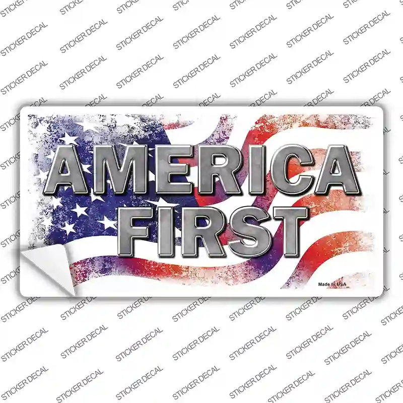 LP-12520s-XL America First Novelty Sticker Decal - Extra Large