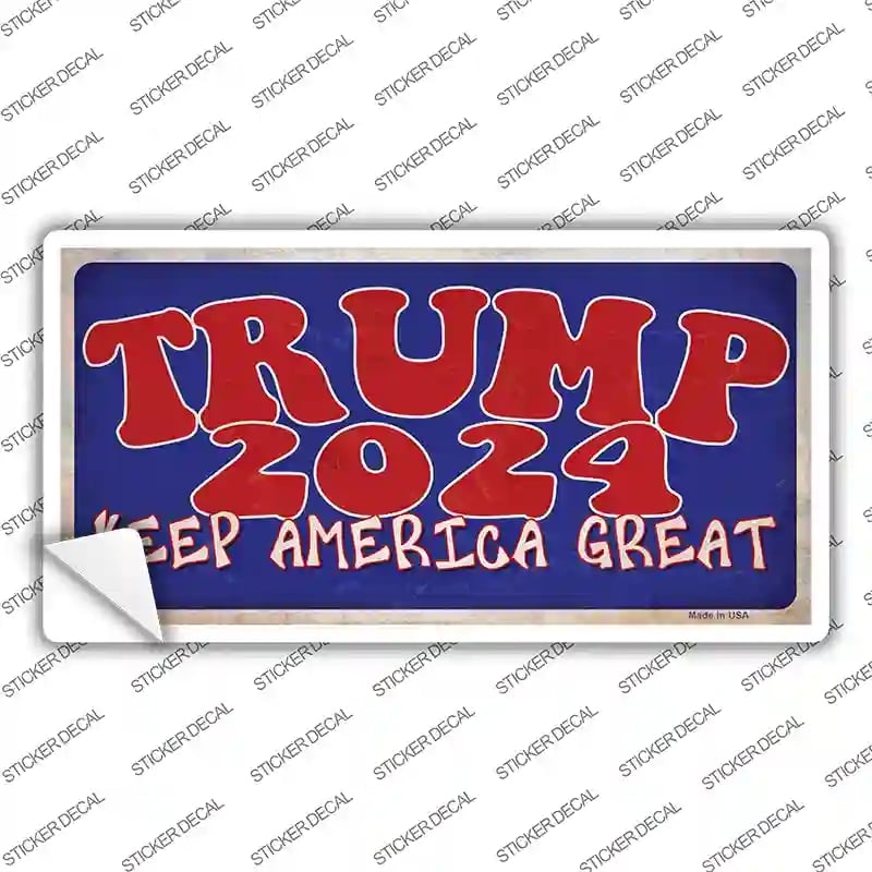 LP-12523s-L Trump 2024 Keep America Great Novelty Sticker Decal - Large