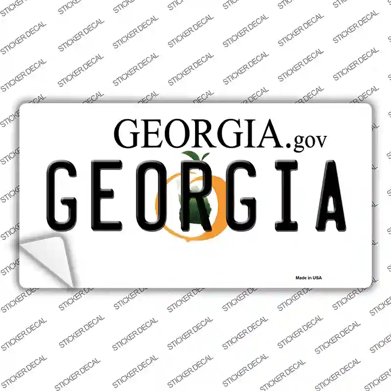 LP-6136s-XL Georgia Novelty Sticker Decal - Extra Large