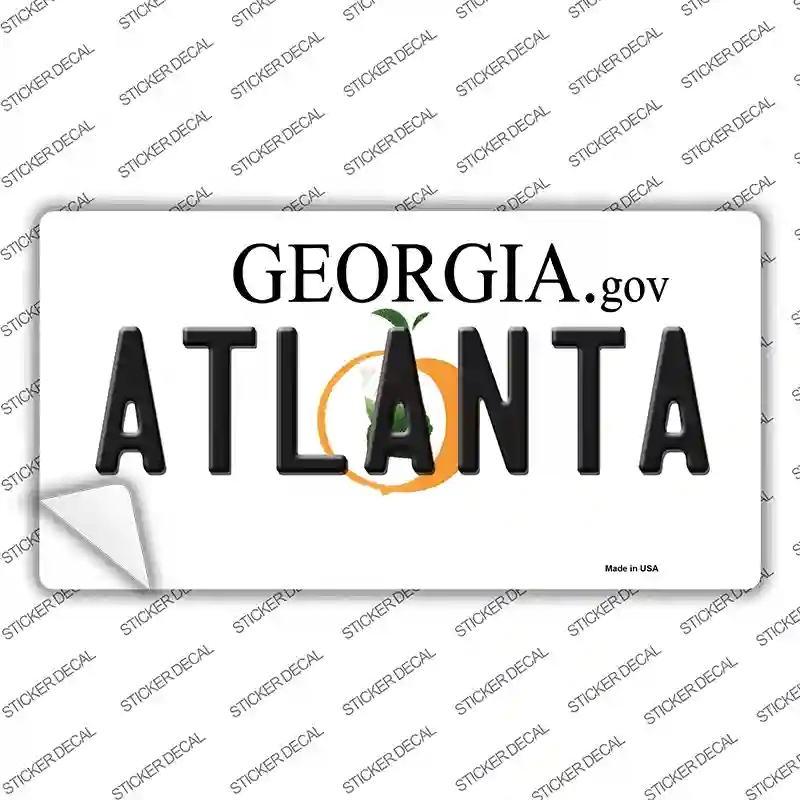 LP-6139s-S Atlanta Georgia Novelty Sticker Decal - Small