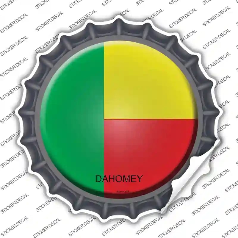 BC-251s-XL Dahomey Country Novelty Bottle Cap Sticker Decal - Extra Large