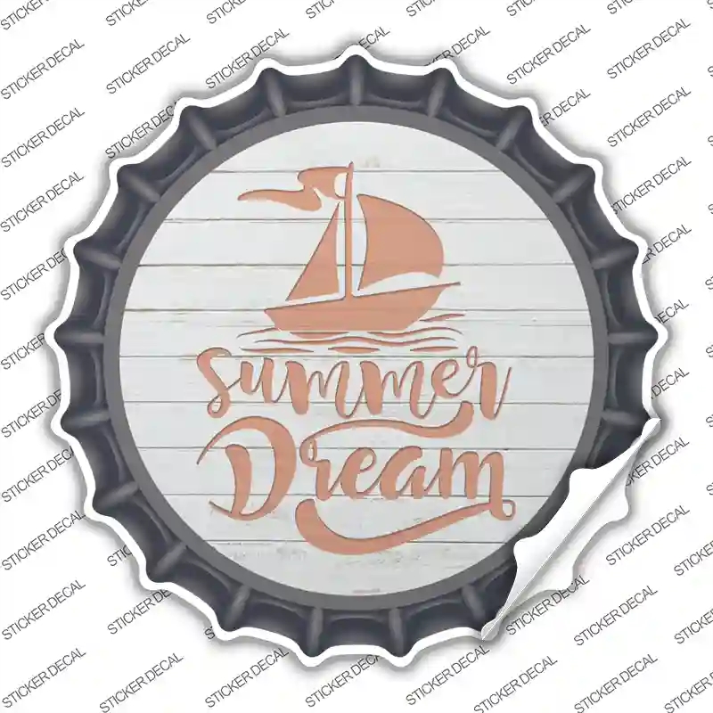 BC-1089s-XL Summer Dream Novelty Bottle Cap Sticker Decal - Extra Large